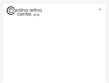 Tablet Screenshot of carolinaretinacenter.com